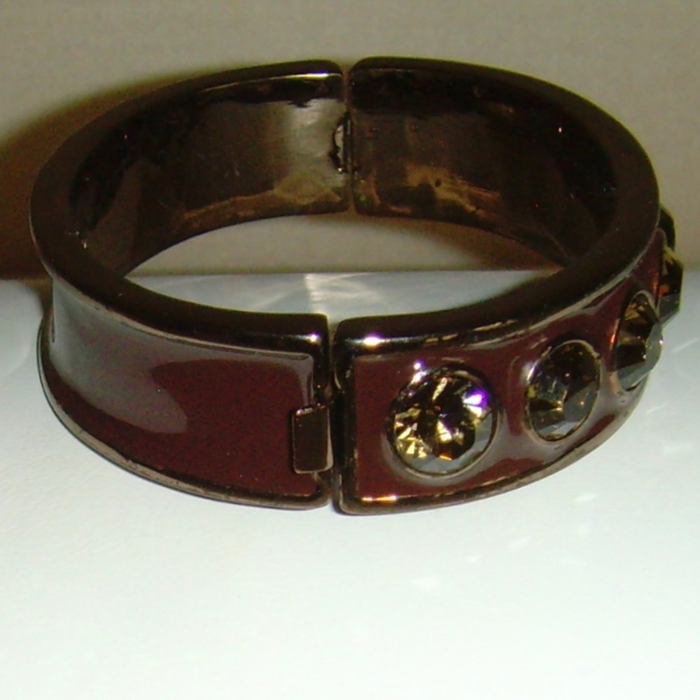 Givenchy Rhinestone and Enamel Bracelet - Picture 9 of 12